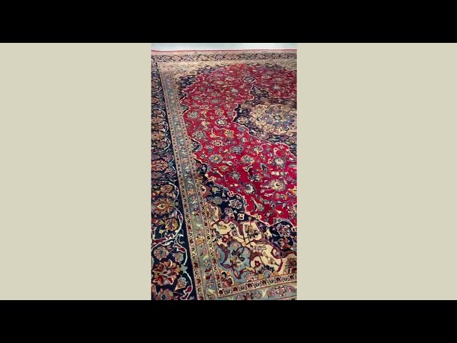 سجاد ايراني كشمر - صناعة و نسيج يدوي | مقاس: 3x3.9...