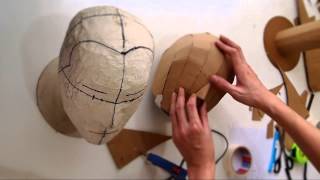 #79: Cardboard Head Form - with free template (size S, M, L) | Costume Prop | How To | Dali DIY