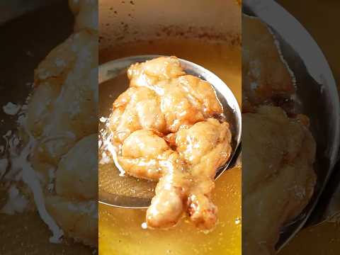 カエルの唐揚げ。(牛ガエル)#shorts