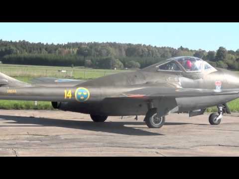 J28 Vampire Västerås Aviation Museum