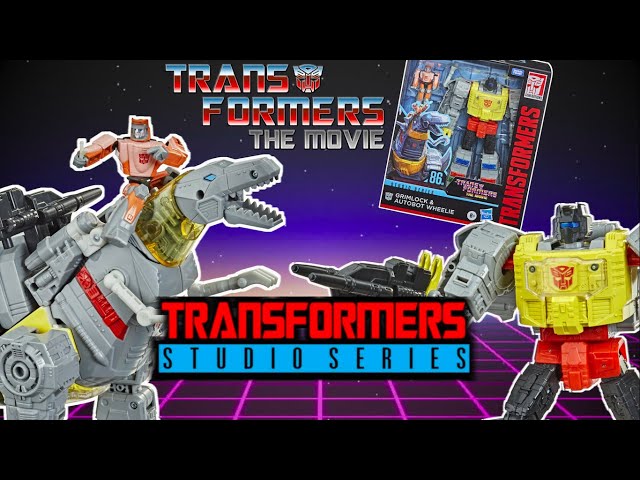 Vídeo relacionado con Transformers Hasbro Age of The Primes, G2 Grimlock + Wheelie, 2 Figuras de Acción para Coleccionar, Diversión y Acción, Dinosaurio de Juguete para Niños y Niñas a Partir de 8 años