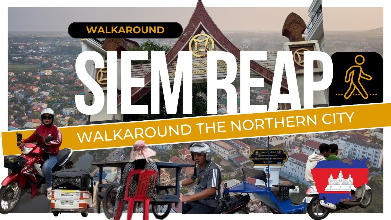 [4K] 🇰🇭  | Walk Around Northern Siem Reap 🇰🇭 | October 2024 #walks #siemreap