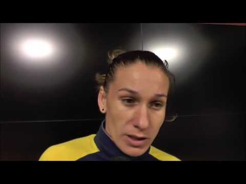 Laura Rus after Romania - Portugal on 25.10.2016