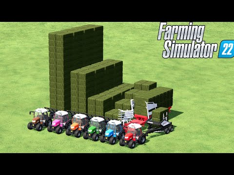 KING OF COLORS !! RIGITRAC ELECTIRIC TRACTORS and  ALL AUTO LOADER TRAILER  Farming Simulator 22