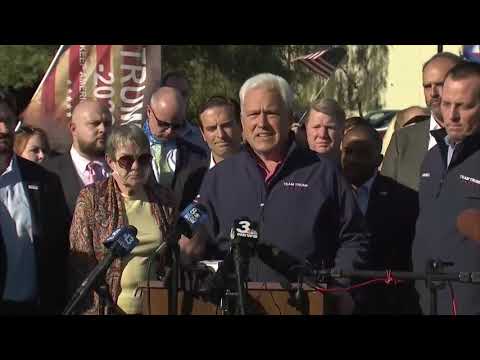 直播：特朗普競選官員在拉斯維加斯發表聲明 (LIVE: Trump campaign officials make an announcement in Las Vegas)