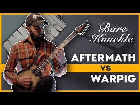 Bare Knuckle AFTERMATH vs WARPIG Demo & Comparison w/ Solar Guitar | Bridge Pickup Shootout