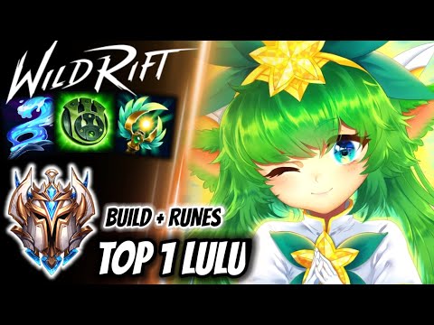Wild Rift Top 1 Lulu - Challenger Full Ranked