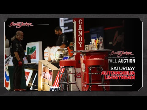 Super Saturday Automobilia Auction Livestream Replay - OCTOBER 12, 2024 SCOTTSDALE FALL AUCTION