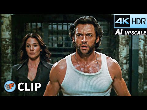 Wolverine Frees the Mutants Scene | X-Men Origins Wolverine (2009) 4K HDR Movie Clip