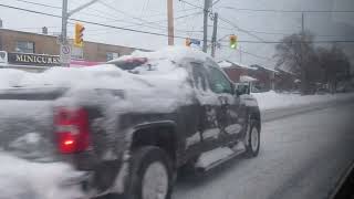 Toronto Winter Snow Storm Canada