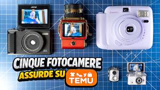 Le CINQUE FOTOCAMERE più ASSURDE che puoi comprare per pochi Euro su TEMU!