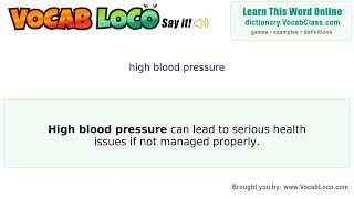 Video thumbnail for high blood pressure