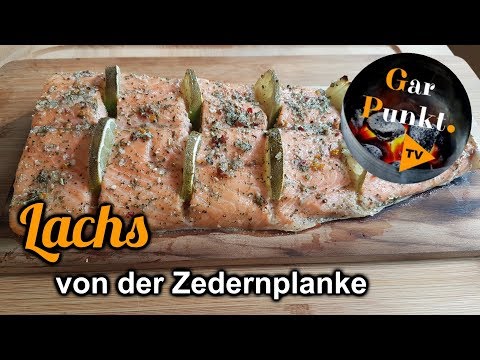 Lachs von der Zedernplanke - GarPunkt.TV #47 - Grill BBQ Rezept - Broil King Baron 490