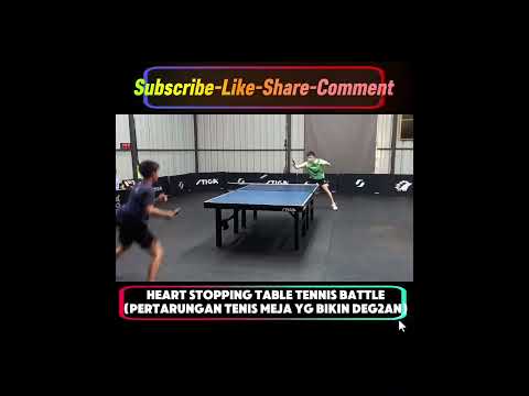 Heart Stopping Table Tennis Battle(Pertarungan Tenis Meja yg Bikin Deg2an)#shorts #short #viral #ipl
