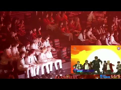 181106 TWICE (트와이스), WANNA ONE (워너원) Reaction to BTS 'IDOL' at MGA AWARDS 2018