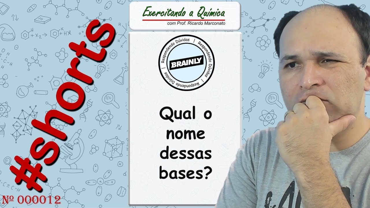 Nomenclatura de bases | Dúvidas do Brainly | #shorts