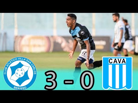 Primera C : VILLA SAN CARLOS 3 - 0 VICTORIANO ARENAS (Los Goles)