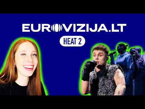 LET'S REACT TO EUROVIZIJA.LT HEAT 2 FINALISTS //ATIKIN & VILNIUS VOICES (LITHUANIA EUROVISION 2026)