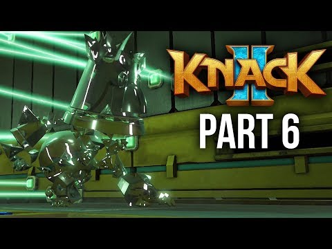 KNACK 2 Walkthrough Part 6 - METAL & STEALTH (PS4 Pro 60fps Gameplay)