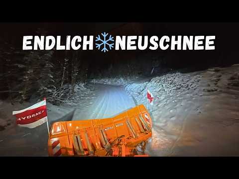 ❄️Fresh snow on 03.01.26❄️Snow removal | Winter service in the Zillertal Alps
