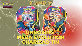Unboxing Charizad tin X and Y  [EP 59] #pokemon #pokemoncards #pokemontcg #unboxing