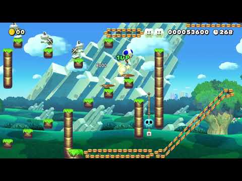 automatic level ... dont move by unäD 🍄 Super Mario Maker 2 #akl