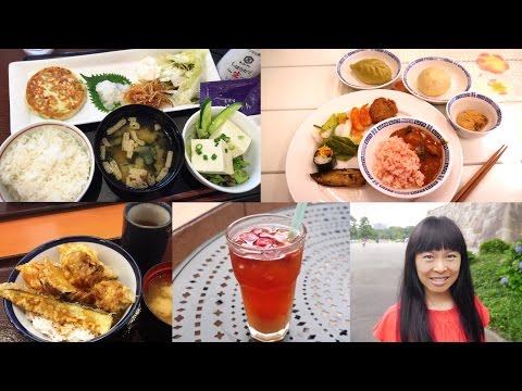 What I eat in a day #6 in Japan [Tôkyô] Japanese plate, Vegan buffet Loving hut, Yasai donburi Video