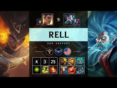 Rell Support vs Zilean - NA Diamond Patch 25.S1.2