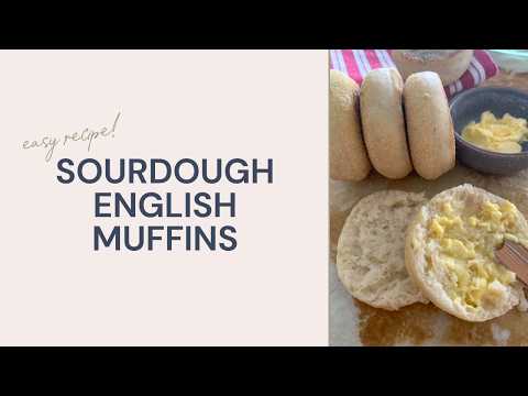 Easily Make Sourdough English Muffins At Home!