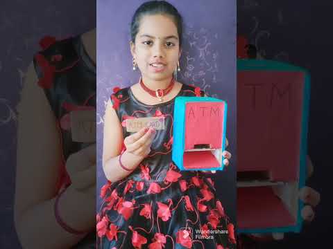 Mini ATM Bank | Small ATM | How to make a Mini ATM Machine | Mini ATM | DIY ATM Machine | Cardboard