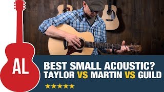Video thumbnail for Taylor GS Mini vs Martin DJR-10 vs Guild Jumbo Junior - What's the Best Small Acoustic? by Acoustic Letter