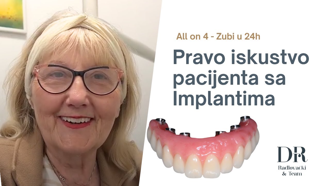 Video svedočenje pacijenta — All-on-6, ordinacija dr Radlovački