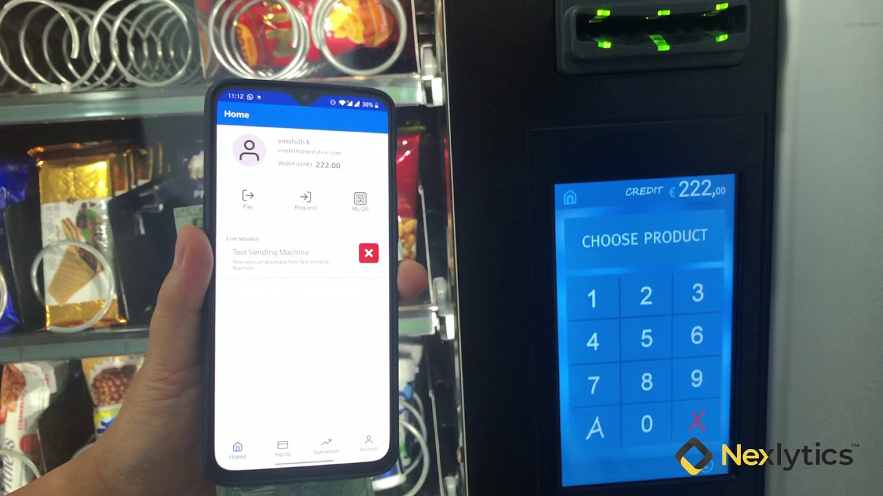 E-Wallet integration with Nexlytics ecosystem.