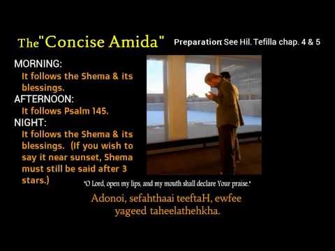 JEWISH PRAYER (Amida: translated & transliterated)