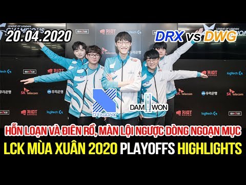 [LCK 2020] DRX vs DWG Game 4 Highlights | Hỗn loạn và điên rồ với màn ngược dòng ngoạn mục