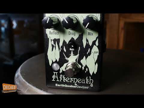 Earthquaker Devices Afterneath V3 Enhanced Otherworldly Reverberation Machine Lime Green (CME Exclusive) image 3