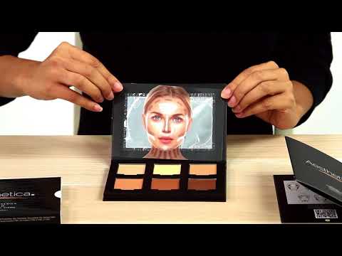 Aesthetica Cosmetics Cream Contour and Highlighting Makeup Kit (Multiple Options) - Second Medium