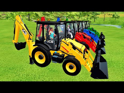 Transporting Case Vs Zetor Vs Claas Tractors With Volvo Trucks - Farming Simulator 22