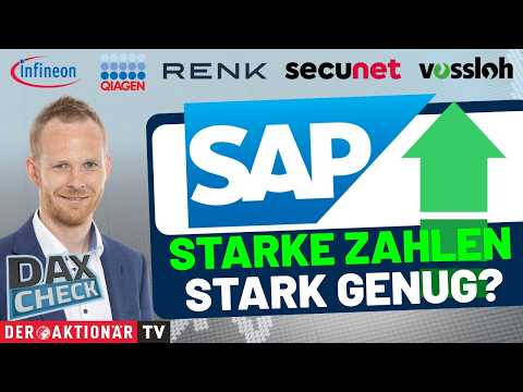 DAX-Check LIVE: Infineon, Qiagen, Renk, SAP, Secunet, Vossloh im Fokus