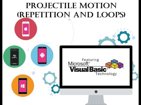 Visual Basic Programming Tutorial With Code Projectile Motion Repetition And Loops