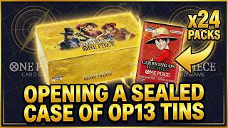 Is This The BEST One Piece Product Ever? OP-13 Mini Tin Case Opening!
