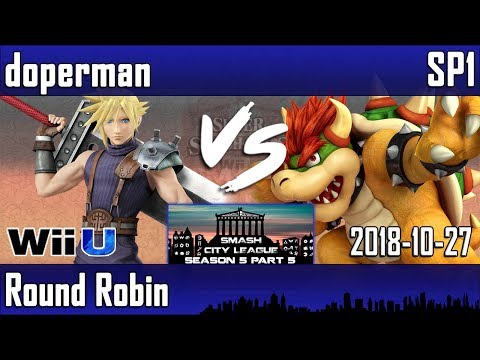 SCLS5P5 -GF- doperman (Cloud) vs SP1 (Bowser) - Smash 4