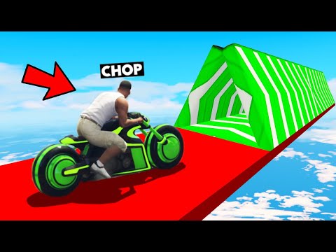 CHOP USED HACKS TO COMPLETE BOOSTER TROLL RAMP GTA 5