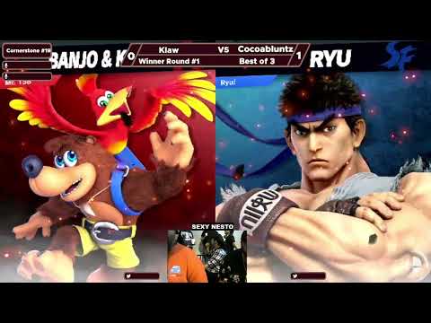 Klaw (Banjo & Kazooie) vs Cocoabluntz (Ryu) - Winners Round 2 - Cornerstone #19