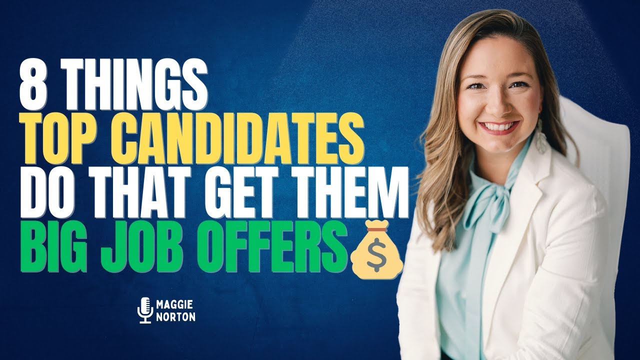 8 Things TOP JOB INTERVIEW Candidates do that earn them BIG JOB OFFERS! + hiring manager secrets!