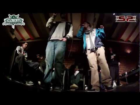 Hiphopcafé 4 Elementz: Cityscape IV - MC Battle - Ronde 1 - Insayno vs Jako