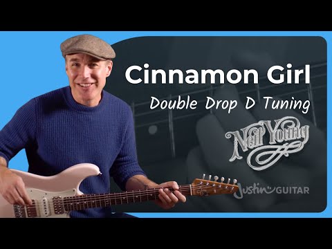 Cinnamon Girl Guitar Lesson | Neil Young - Drop D Tuning!