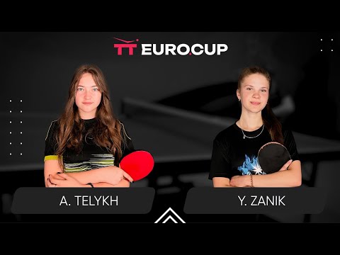 10:45 Anastasiia Telykh  - Yulianna Zanik 13.12.2023 TT Euro.Cup Women Ukraine Master. TABLE 3