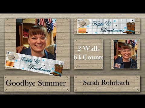 Line Dance Goodbye Summer, Choreo: Sarah Rohrbach,  März 19