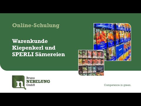 Online-Schulung: Saatgut-Warenkunde für Kiepenkerl & SPERLI | Expertenwissen für den Handel